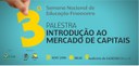 Palestra vai abordar mercado de capitais Palestra vai abordar mercado de capitais