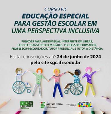 Edital 3_2024_Processo de seleção interna e externa_FIC_Educação Especial para Gestão Escolar na perspectiva Inclusiva