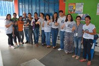 INCLUSÃO - Alunos recebem orientações sobre Língua Brasileira de Sinais   