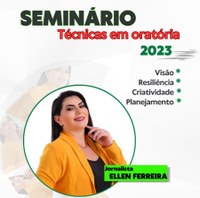 Seminário sobre técnicas de oratória ocorre nesta sexta, 23, a partir das 19 horas