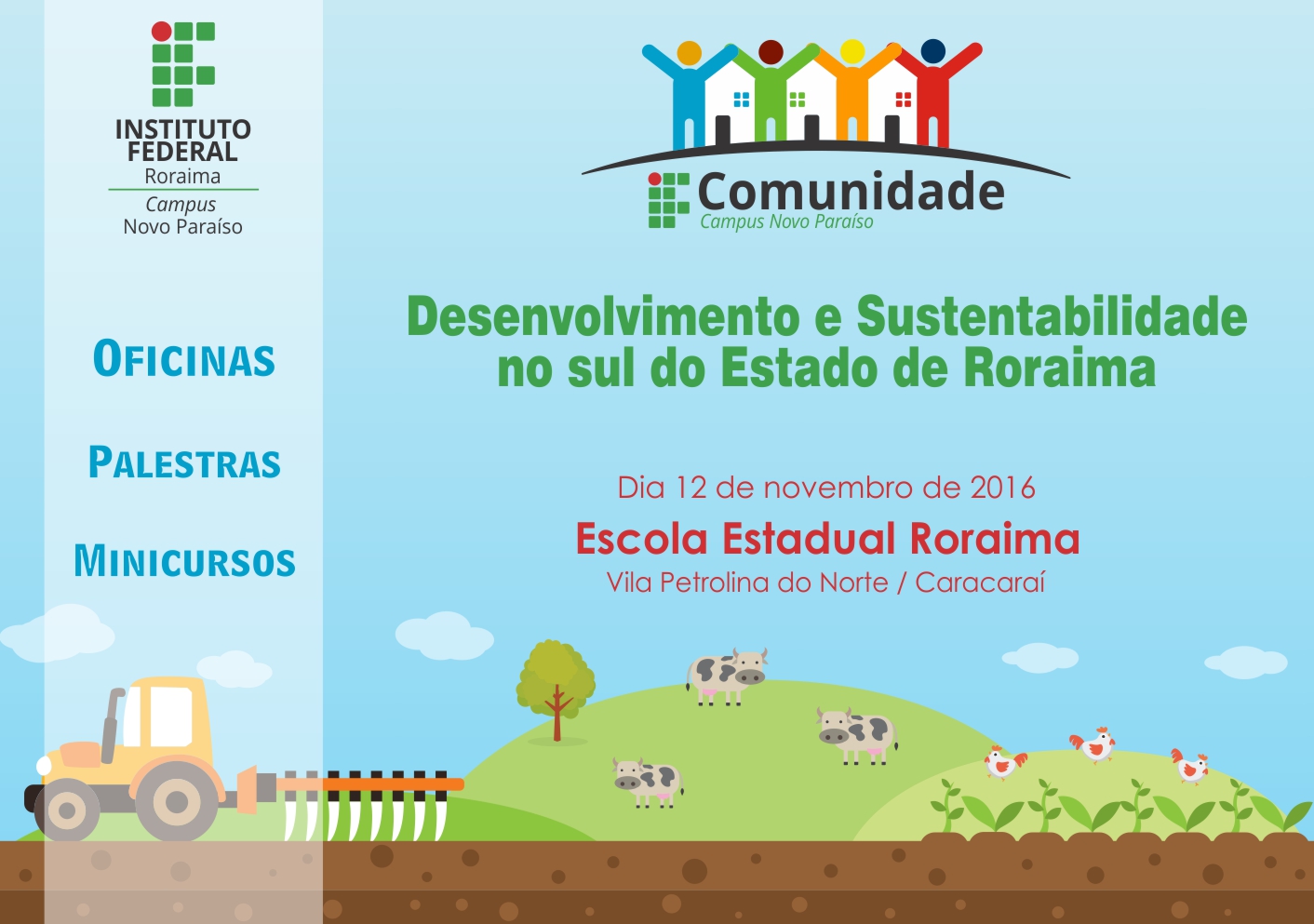 IF COMUNIDADE –   Minicursos e palestras apresentam alternativas sustentáveis às práticas de produção rural