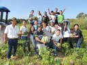 Realizada a primeira colheita de abóbora crioula e distribuição de sementes no CNP