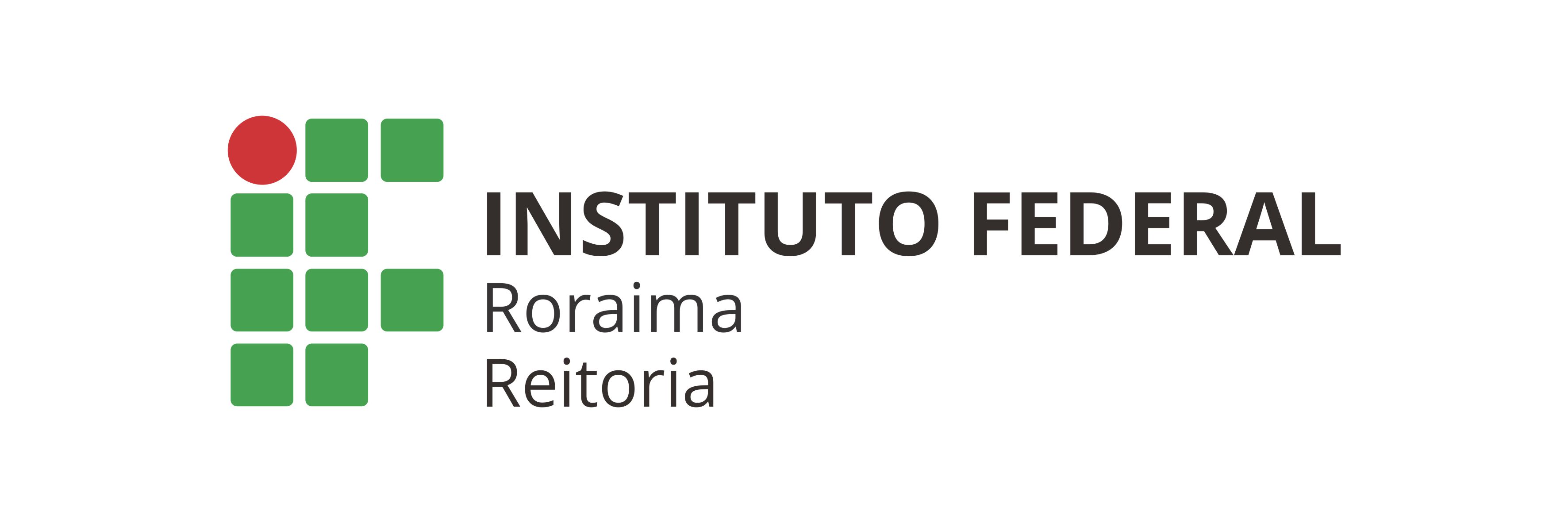 Logotipo IFRR Reitoria – Aplicação horizontal