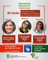 ENCONTRO PEDAGÓGICO – 3º ciclo vai discutir diferentes práticas pedagógicas no contexto do ensino não presencial