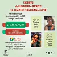 Encontro vai reunir pedagogos e técnicos em assuntos educacionais do IFRR nos dias 21 e 22 de julho