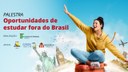 PORTUGAL E ISRAEL – Palestra para estudantes de graduação vai falar sobre oportunidades de estudo no exterior PORTUGAL E ISRAEL – Palestra para estudantes de graduação vai falar sobre oportunidades de estudo no exterior