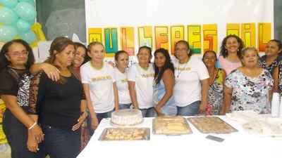 Curso Artesão de Pintura em Tecido-Aula de encerramento e apresentação dos trabalhos criados-2