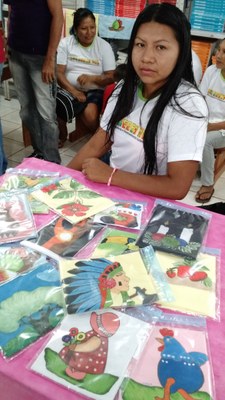Curso de Artesão de Pintura em Tecido - Comunidade Indígena do Guariba