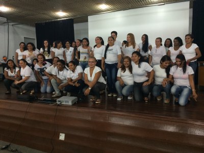 Formatura das alunas dos Cursos de Padeiro e Cuidador de Idoso