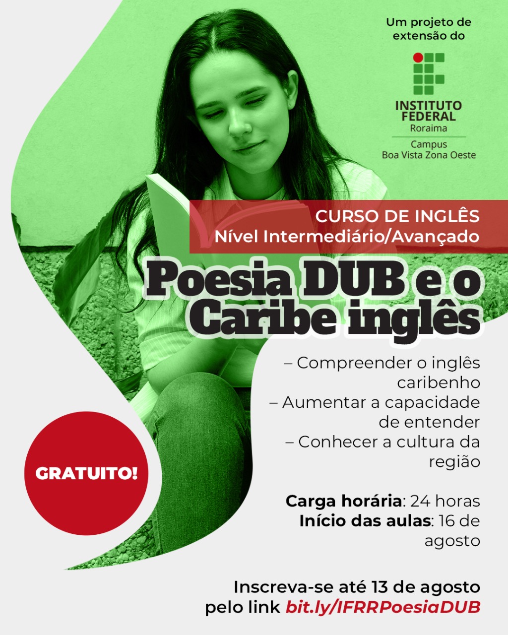 O INGLÊS DO CARIBE - Abertas inscrições para curso de extensão no CBVZO